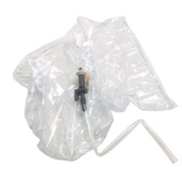 Stormguard Chimney Inflatable Draught Excluder Transparent 700mm