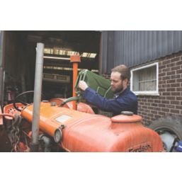 Silverline Steel Jerry Can Green 20Ltr