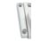 Smith & Locke Sash Window Fastener Polished Brass 80mm x 58mm