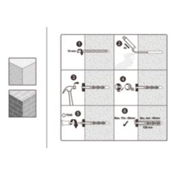 Easyfix  TX Long Expansion Frame Fixings 10mm x 120mm 12 Pack