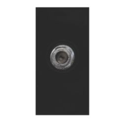 LAP  Modular F-Type Satellite Socket Black