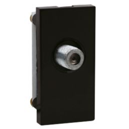LAP  Modular F-Type Satellite Socket Black