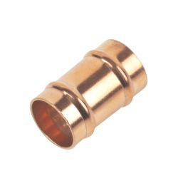 Flomasta  Copper Solder Ring Equal Slip Coupler 15mm