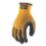 DEWALT Textured Rubber Gripper Gloves Yellow Large