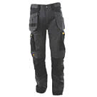 DeWalt Barstow Work Trousers Grey/Black 30" W 33" L