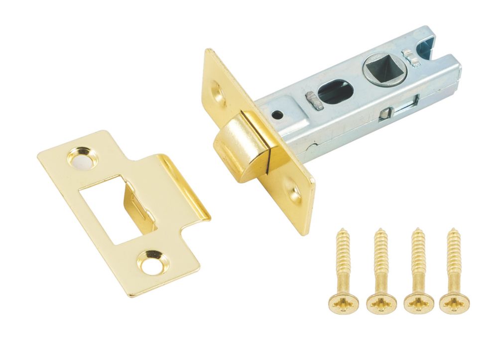 Smith & Locke Brass Tubular Mortice Latch 64mm Case - 45mm Backset ...