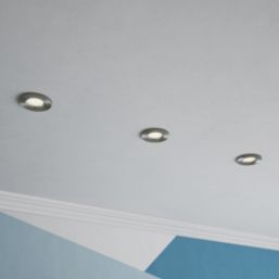 LAP Ubertas Fixed  LED Downlights Brushed Nickel 4W 420lm 10 Pack