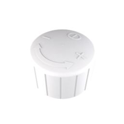 Drayton 35mm White Radiator Valve Cap 5 Pack