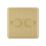 LAP  2-Gang 2-Way LED Dimmer Switch  Satin Brass with Black Inserts