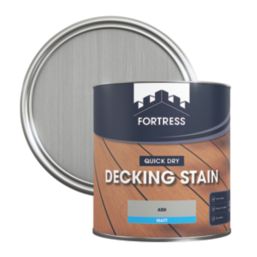 Fortress  2.5Ltr Ash Anti Slip Decking Stain