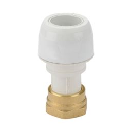Hep2O  Plastic Push-Fit Straight Keyless Tap Connector 22mm x 3/4"