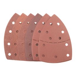 Titan   40-240 Grit 11-Hole Punched Metal, Paint & Wood Sanding Sheets 150mm x 100mm 60 Pack
