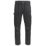 Site Tesem Multi-Pocket Work Trousers Black 40" W 32" L