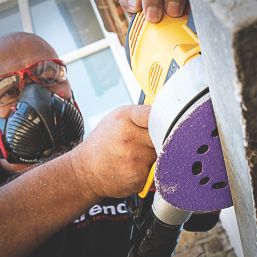 Trend  AB/150/120A 120 Grit 12-Hole Punched Multi-Material Sanding Discs 150mm 10 Pack