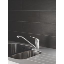 Swirl Erne Single Lever Mono Mixer Kitchen Tap Chrome