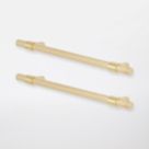 Essentials Dukkah T Bar Handles Brushed Brass 257mm 2 Pieces