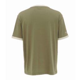 DEWALT Bakesfield Short Sleeve T-Shirts Olive / Navy X Large 45" Chest 2 Pack