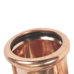 Flomasta  Copper Press-Fit Equal M-Profile Tees 22mm 2 Pack