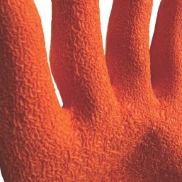 Site  Latex Builders Gloves Orange / Yellow X Large