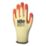 Site  Latex Builders Gloves Orange / Yellow X Large