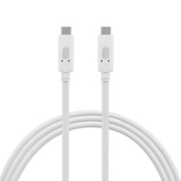 Masterplug USB-C to USB-C Charging Cable 1m