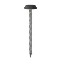 Timco Polymer-Headed Nails Black Head A4 Stainless Steel Shank 2.1 x 65mm 100 Pack