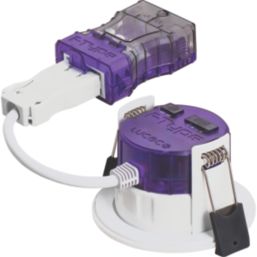 Luceco FType Ultra Flat Fixed  Fire Rated LED Downlight CCT Colour Change  White 4-6W 710/725/750/745lm