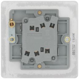 LAP  20A 16AX 2-Gang 2-Way Toggle Switch  Brushed Stainless Steel
