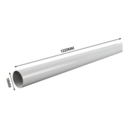 Essentials Tube White 1220mm x 19mm