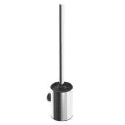 Swirl Caldew Toilet Brush & Holder Chrome
