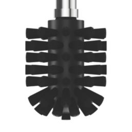 Swirl Caldew Toilet Brush & Holder Chrome