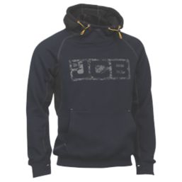 JCB Horton Hoodie Navy/Black Medium 40-42" Chest