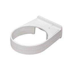 FloPlast  Round Easyfit Pipe Clips White 68mm 10 Pack