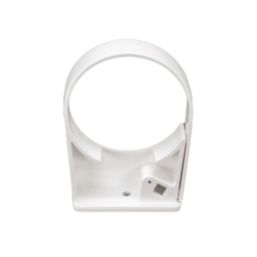 FloPlast  Round Easyfit Pipe Clips White 68mm 10 Pack