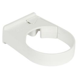 FloPlast  Round Easyfit Pipe Clips White 68mm 10 Pack