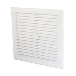 Map Vent Fixed Louvre  Vent White 229mm x 229mm