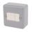 MK Metalclad Plus 10AX 3-Gang 2-Way Metal Clad Light Switch with White Inserts