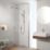Aqualisa Visage Q HP/Combi Rear-Fed Chrome Thermostatic Dual Outlet Concealed Smart Shower with Fixed Head