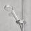 Aqualisa Visage Q HP/Combi Rear-Fed Chrome Thermostatic Dual Outlet Concealed Smart Shower with Fixed Head