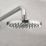 Aqualisa Visage Q HP/Combi Rear-Fed Chrome Thermostatic Dual Outlet Concealed Smart Shower with Fixed Head