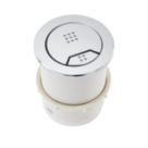 Highlife Bathrooms Wye Dual-Flush Button for Concealed Cistern Chrome