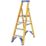 Werner Fibreglass 1.54m 4 Step Platform Step Ladder