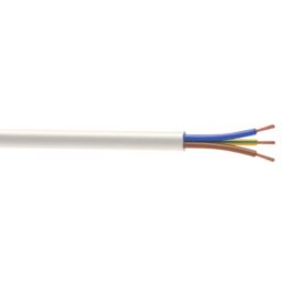 Time 3093Y White 3-Core 1.5mm² Flexible Cable 10m Coil
