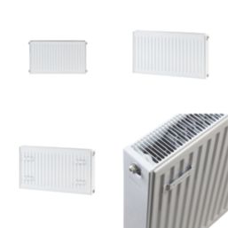 Flomasta 400mm x 800mm 3324BTU White Type 22 Convector Radiator