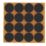 Fix-O-Moll Brown Round Self-Adhesive Felt Gliders 22mm x 22mm 48 Pack
