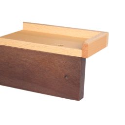 Essentials 6-Hook Rail Pine 630mm x 90mm