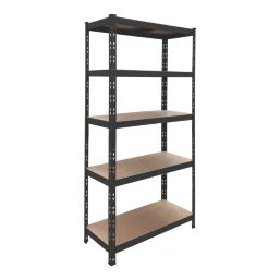 Essentials  5-Tier Metal Shelving Unit 900mm x 400mm x 1800mm