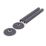 ETAL Enzo Radiator Pipe Covers & Collars Anthracite Grey 16mm x 200mm 4 Piece Set