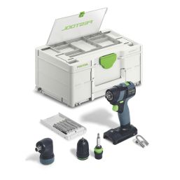 Festool TXS 18-Basic-Set 18V Li-Ion Airstream Li-High Power Brushless Cordless Drill Driver - Bare