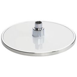 Swirl Density Adjustable Shower Head Chrome/White 230mm